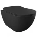 Унитаз Creavit Free FE320-11SM00E-0000 подвесной Черный матовый без сиденья