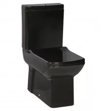 Унитаз компакт Creavit Lara LR360-11SI00E-0000 Черный без бачка и сиденья