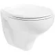 Купить Комплект унитаза Creavit Perla TP320-11CB00E-0000+KC0703.01.0000E с сиденьем Микролифт и инсталляцией Alcaplast Sadroмodul AM101/1120-0001+M678 с Черной матовой клавишей смыва в магазине сантехники Santeh-Crystal.ru