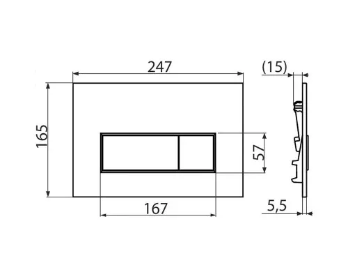 Заказать Комплект унитаза Creavit Perla TP320-11CB00E-0000+KC0703.01.0000E с сиденьем Микролифт и инсталляцией Alcaplast Sadroмodul AM101/1120-0001+M570 с Белой клавишей смыва в магазине сантехники Santeh-Crystal.ru