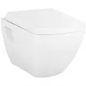 Унитаз Creavit Trend TP326-11CB00E-0000 подвесной Белый без сиденья Унитаз Creavit Trend TP326-11CB00E-0000 подвесной Белый без сиденья