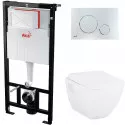 Комплект унитаза Creavit Trend TP326-11CB00E-0000+KC2103.01.0000E с сиденьем Микролифт и инсталляцией Alcaplast Sadroмodul AM101/1120-0001+M671 с клавишей смыва Хром Комплект унитаза Creavit Trend TP326-11CB00E-0000+KC2103.01.0000E с сиденьем Микролифт и инсталляцией Alcaplast Sadroмodul AM101/1120-0001+M671 с клавишей смыва Хром