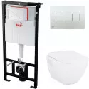 Комплект унитаза Creavit Trend TP326-11CB00E-0000+KC2103.01.0000E с сиденьем Микролифт и инсталляцией Alcaplast Sadroмodul AM101/1120-0001+M371 с клавишей смыва Хром Комплект унитаза Creavit Trend TP326-11CB00E-0000+KC2103.01.0000E с сиденьем Микролифт и инсталляцией Alcaplast Sadroмodul AM101/1120-0001+M371 с клавишей смыва Хром