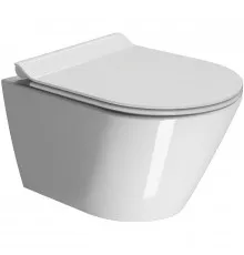 Унитаз GSI Kube X 55/F 941511 подвесной без сиденья