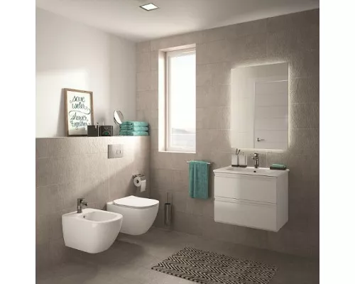 Купить Комплект унитаза с инсталляцией Ideal Standard Tesi T386801 с сиденьем Микролифт в магазине сантехники Santeh-Crystal.ru