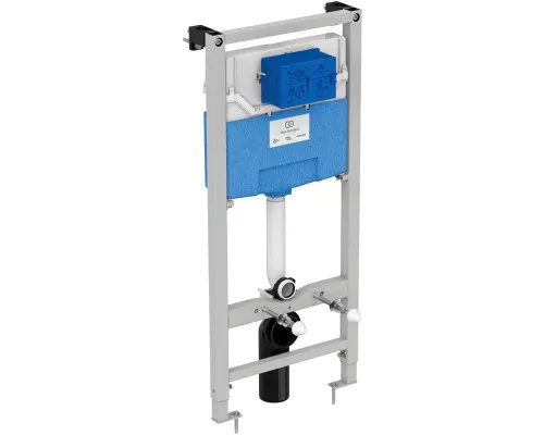 Заказать Комплект унитаза с инсталляцией Ideal Standard Tesi Aqua Blade TT00002/115A6 с сиденьем Микролифт и Черной матовой клавишей смыва в магазине сантехники Santeh-Crystal.ru