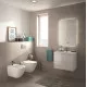 Заказать Комплект унитаза с инсталляцией Ideal Standard Tesi Aqua Blade TT00002/115A6 с сиденьем Микролифт и Черной матовой клавишей смыва в магазине сантехники Santeh-Crystal.ru