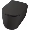 Унитаз Kerasan Nolita 531431 подвесной Черный матовый без сиденья Унитаз Kerasan Nolita 531431 подвесной Черный матовый без сиденья