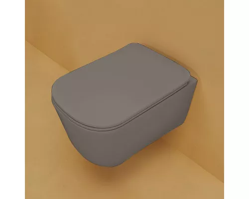 Купить Унитаз Kerasan Tribeca 511489 подвесной Ferro matt без сиденья в магазине сантехники Santeh-Crystal.ru