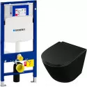 Комплект унитаза Owl 1975 Vind Cirkel-H OWLT190305 с инсталляцией Geberit Duofix Sigma UP320 111.300.00.5 с сиденьем Микролифт