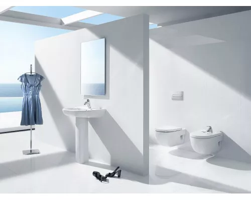 Купить Комплект унитаза Roca Meridian N 346247000+8012A200B с инсталляцией Geberit Duofix Plattenbau Delta UP100 458.125.21.1 с сиденьем Микролифт и клавишей смыва Хром в магазине сантехники Santeh-Crystal.ru