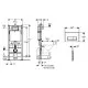 Купить Комплект унитаза Roca Meridian N 346247000+8012A200B с инсталляцией Geberit Duofix Plattenbau Delta UP100 458.125.21.1 с сиденьем Микролифт и клавишей смыва Хром в магазине сантехники Santeh-Crystal.ru