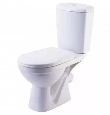 Унитаз компакт Rosa Комфорт 4620008192789 Белый с бачком и сиденьем