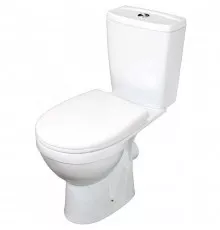 Унитаз компакт Rosa Рио 4640021060988 Вн УнБ54 Белый с бачком и сиденьем