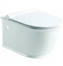 Унитаз SantiLine SL-5009 подвесной Белый с сиденьем Микролифт