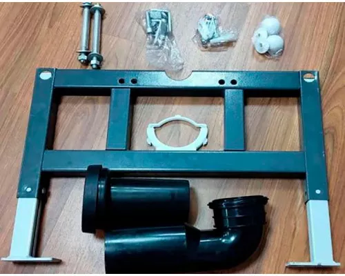 Приобрести Комплект унитаза с инсталляцией SantiLine SL-5031MB подвесной Черный матовый с сиденьем Микролифт в магазине сантехники Santeh-Crystal.ru