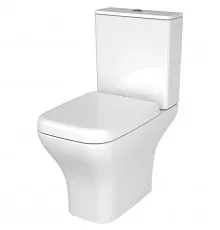 Унитаз компакт Vitra Polar Open-Back 9843B003-7201 с бачком и сиденьем Микролифт