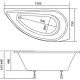 Купить Акриловая ванна 1MarKa Piccolo 150x75 R 01пк1770п без гидромассажа в магазине сантехники Santeh-Crystal.ru
