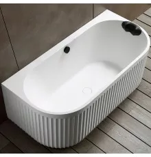 Ванна из искусственного камня Abber Leipzig 170x80 AM9916 Белая матовая без гидромассажа