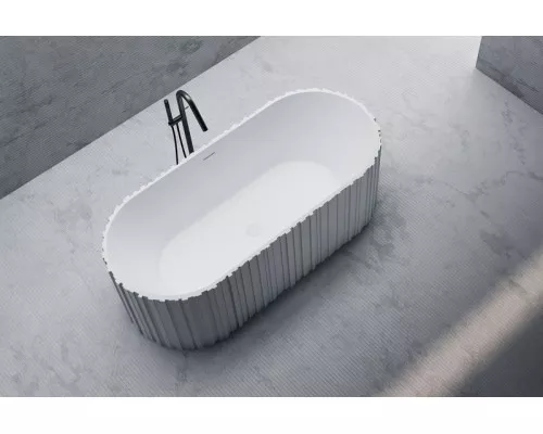 Ванна из искусственного камня Abber Stein 170x75 AS9653 без гидромассажа