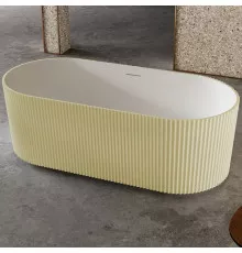 Ванна из искусственного камня Abber Stein 170x75 AS9601MS Песочная матовая без гидромассажа