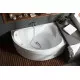 Купить Акриловая ванна Aquanet Jamaica 160x100 R 205503 без гидромассажа в магазине сантехники Santeh-Crystal.ru