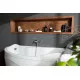 Купить Акриловая ванна Aquanet Jamaica 160x100 R 205503 без гидромассажа в магазине сантехники Santeh-Crystal.ru