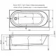 Купить Акриловая ванна Aquanet Light 160x70 243871 без гидромассажа в магазине сантехники Santeh-Crystal.ru