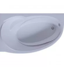 Акриловая ванна Aquatek Бетта 160x97 L BET160-0000027 без гидромассажа с фронтальной панелью с каркасом (разборный) со слив-переливом