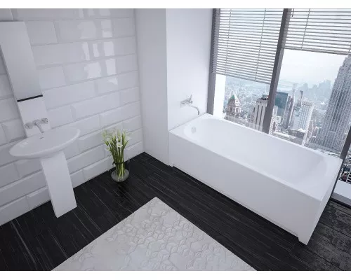 Купить Акриловая ванна Aquatek Eco-friendly Ника 150x75 NIK150-0000001 без панелей, каркаса и слив-перелива в магазине сантехники Santeh-Crystal.ru