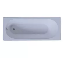 Акриловая ванна Aquatek Оберон 170х70 OBR170-0000038 без гидромассажа с фронтальной панелью с каркасом (вклеенный) со слив-переливом (слева)