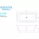 Купить Акриловая ванна Aquatek Верса 178x80 AQ-4880 без гидромассажа в магазине сантехники Santeh-Crystal.ru