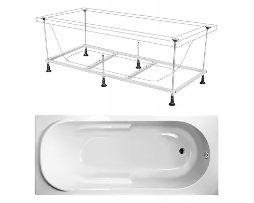 Купить Акриловая ванна Berges Lumbo 150x75 050004 без гидромассажа в магазине сантехники Santeh-Crystal.ru