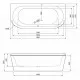 Заказать Акриловая ванна Cezares Metauro 180x80 METAURO-wall-180-80-40-W37 без гидромассажа в магазине сантехники Santeh-Crystal.ru