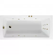 Акриловая ванна Excellent Aquaria 170x75 WAEX.AQU17.LINE.BR с гидромассажем