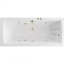 Акриловая ванна Excellent Aquaria Lux 180x80 WAEX.AQU18.LINE.BR с гидромассажем