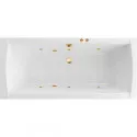 Акриловая ванна Excellent Aquaria Lux 180x80 WAEX.AQU18.SOFT.GL с гидромассажем