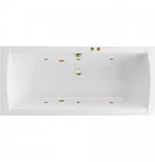 Акриловая ванна Excellent Aquaria Lux 180x80 WAEX.AQU18.SOFT.BR с гидромассажем