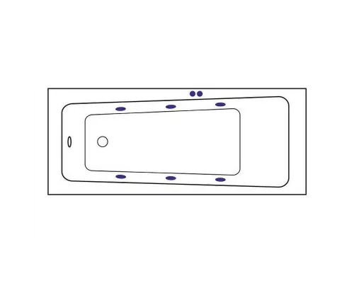 Приобрести Акриловая ванна Excellent Ava 160x70 WAEX.AVA16.SOFT.GL с гидромассажем в магазине сантехники Santeh-Crystal.ru