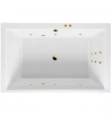 Акриловая ванна Excellent Crown Lux 190x120 WAEX.CRO19.LINE.GL с гидромассажем