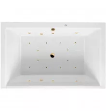 Акриловая ванна Excellent Crown Lux 190x120 WAEX.CRO19.RELAX.GL с гидромассажем