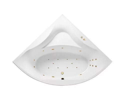 Купить Акриловая ванна Excellent Glamour 150x150 WAEX.GLA15.ULTRA.GL с гидромассажем в магазине сантехники Santeh-Crystal.ru