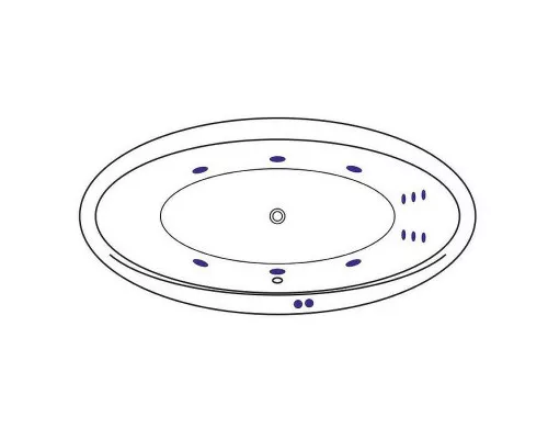 Заказать Акриловая ванна Excellent Lumina 190x95 WAEX.LUM19.LINE.GL с гидромассажем в магазине сантехники Santeh-Crystal.ru