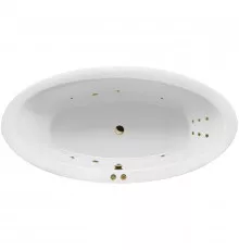 Акриловая ванна Excellent Lumina 190x95 WAEX.LUM19.LINE.BR с гидромассажем