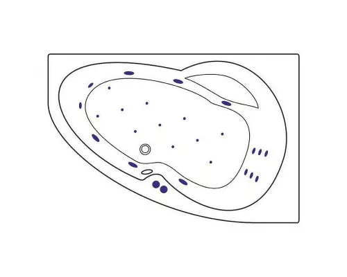 Заказать Акриловая ванна Excellent Newa 160x95 R WAEX.NEP16.ULTRA.BR с гидромассажем в магазине сантехники Santeh-Crystal.ru