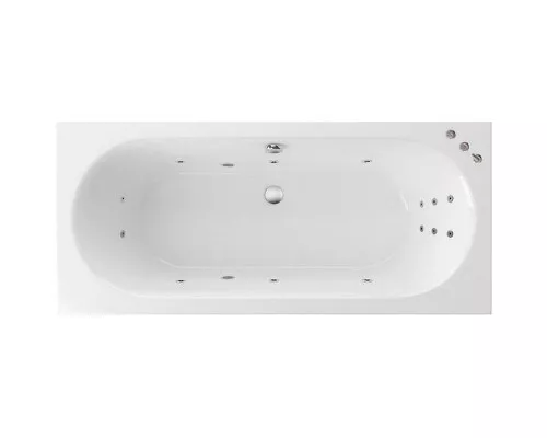 Купить Акриловая ванна Excellent Oceana Slim 180x80 WAEX.OCE18S.SMART.CR с гидромассажем в магазине сантехники Santeh-Crystal.ru