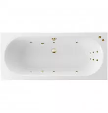 Акриловая ванна Excellent Oceana Slim 170x75 WAEX.OCE17S.LINE.BR с гидромассажем