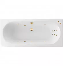 Акриловая ванна Excellent Oceana Slim 180x80 WAEX.OCE18S.LINE.GL с гидромассажем