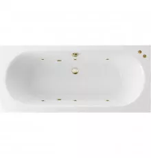 Акриловая ванна Excellent Oceana Slim 180x80 WAEX.OCE18S.SOFT.BR с гидромассажем