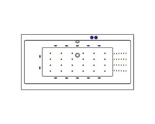 Приобрести Акриловая ванна Excellent Pryzmat Slim 160x75 WAEX.PRY16S.NANO.CR с гидромассажем в магазине сантехники Santeh-Crystal.ru